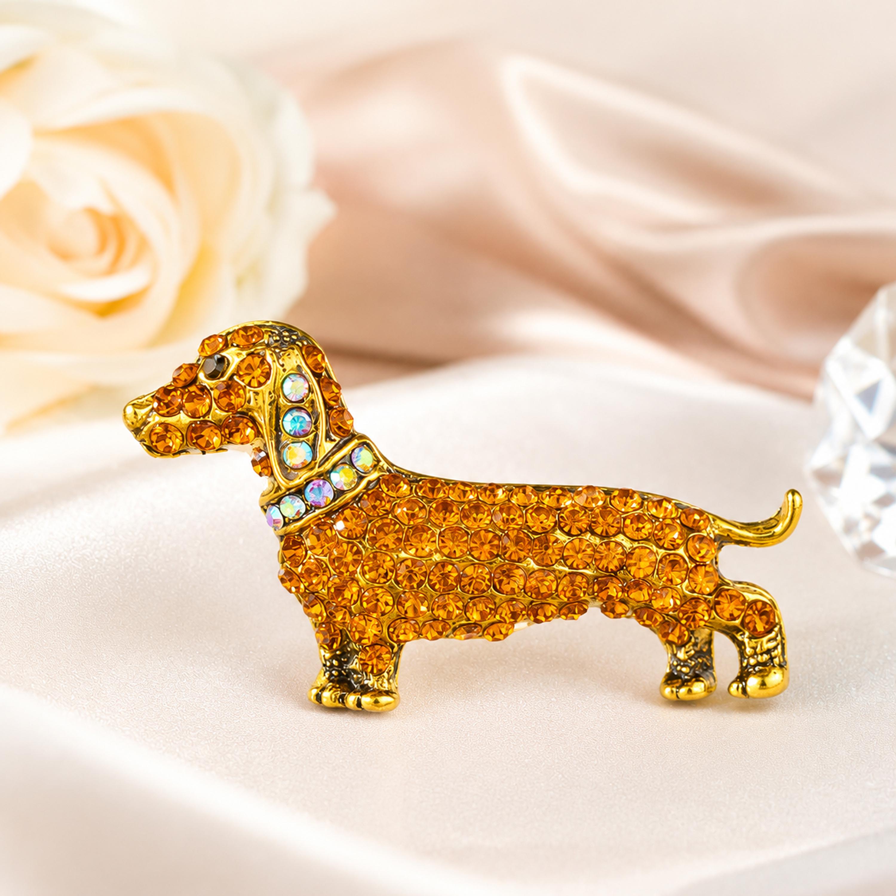 Crystal dachshund - Etsy 日本