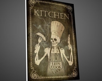 Gothic kitchen signs,kitchen door sign,Gothic decor,gothic sign,decorative signs,kitchen Décor,Home Décor,kitchen decoration,kitchen gift