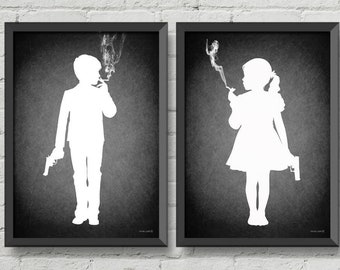 Set of 2 gothic posters,Kids today,original art,gothic,art,Goth poster,black and white art,wall decor,home decor,Gothic decor,gift ideas