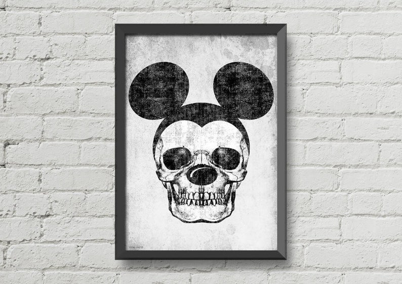 Mickey Skull Skulls Poster Wall Art Black And White Home Decor Gothic Man Cave Morbid Artwork Horror Prints Digital Lifepharmafze Com - Morbid Home Decor Mickey Skull Skulls Poster Wall Art Black And White Home Decor Gothic Man Cave Morbid Artwork Horror Prints Digital Lifepharmafze Com - Morbid Home Decor