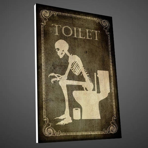 Gothic Toilet signs,WC door sign,Gothic decor,Restroom door sign,Door decor,gothic sign,home sign,Bathroom Décor,Home Décor,man cave decor