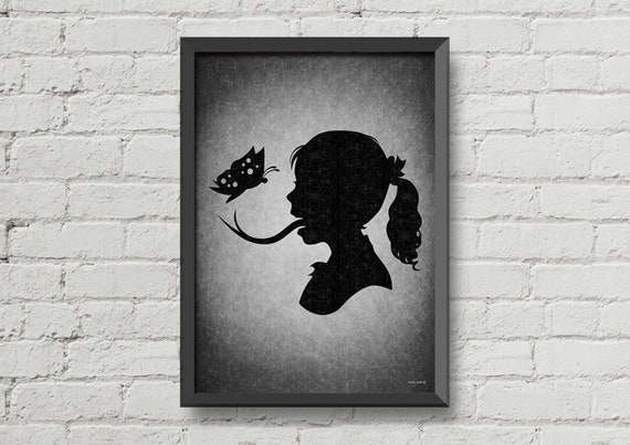 Gothic prints,butterflies prints,Gothic art,wall decor,home decor,silhouettes art,black and white art,gothic art,gothic decor,horror poster