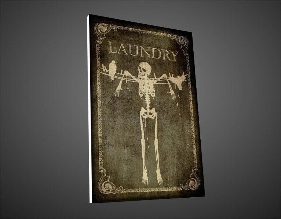 Gothic Laundry Signs,laundry Door Sign,gothic Decor,gothic Sign ...
