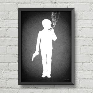 Gotische Kunst, Kinder heute, Schwarzweißkunst, Gothic Dekor, Silhouettenkunst, Originalkunst, Weihnachtsgeschenkideen, Mannhöhlenkunst, Gothic Wandkunst