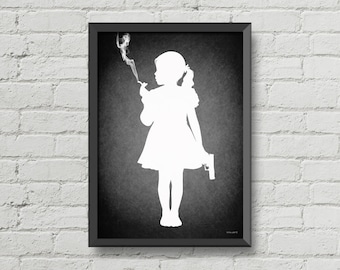 Gothic wall decor,Kids today,goth poster,horror prints,Gothic Art Prints,macabre art,Wall hangings,black and white prints,gothic gift ideas,