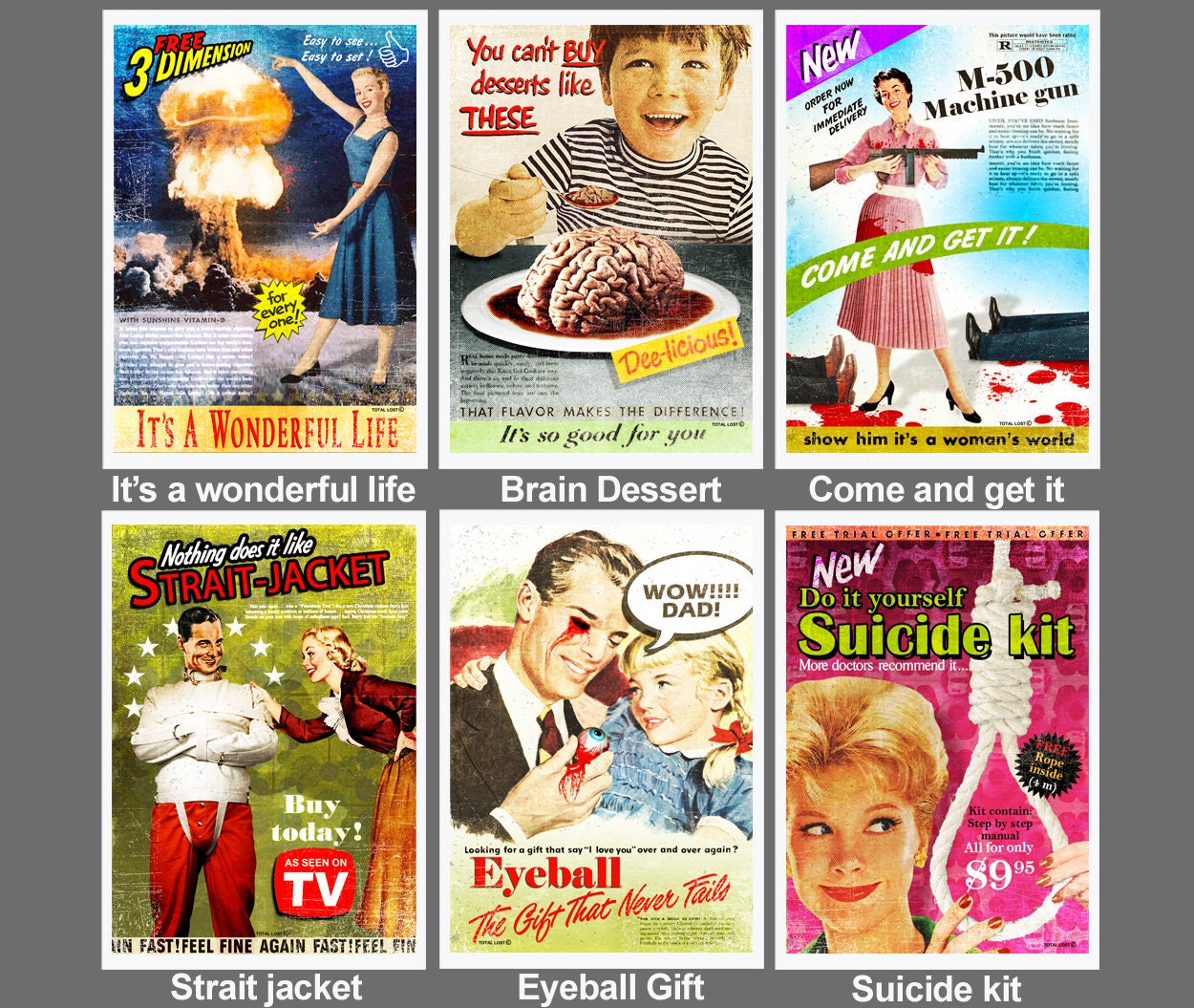 Vintage Ads Posters,vintage Ads Prints,horror Prints,retro Poster