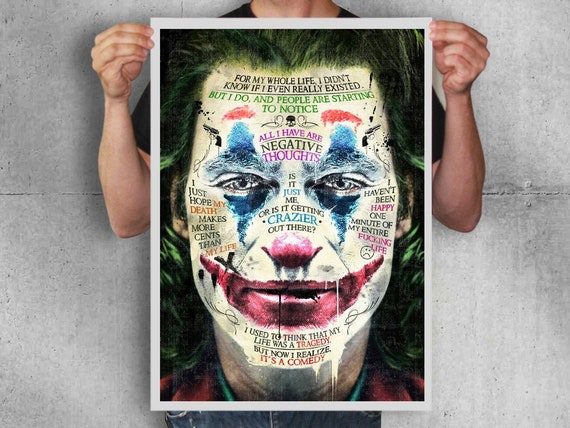 Affiche Joker Citations Joker Impression Joker Affiche De Etsy France