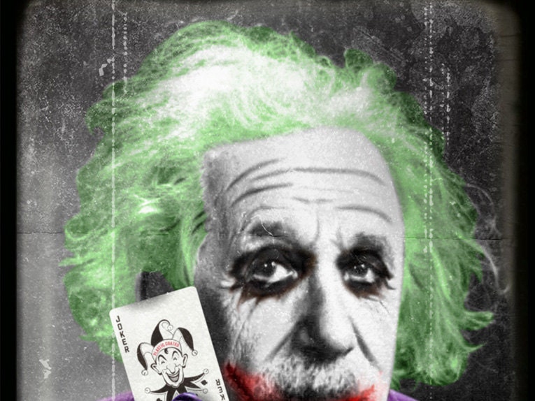 Albert Einstein Postereinsteinfunny Posterscience - Etsy