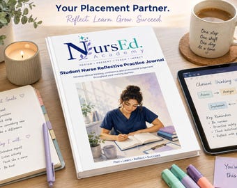 Student Nurse Reflective Practice Journal | Clinical Thinking, PAD & OAR Evidence | Nursing Placement Digital Download