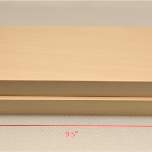 Two Pack of Air Dried Basswood Carving Blanks (9-1/2&quot; x 3&quot; x 7/8&quot;) (INV 03)