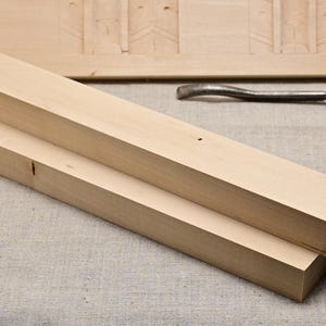 Three Pack of Air Dried Basswood Carving Whittling Blanks (12&quot; x 3-1/2&quot; x 1&quot;) (INV 05)