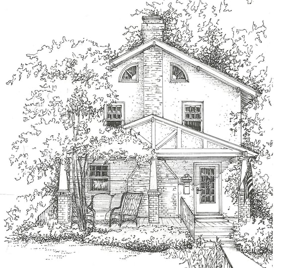 architektonische hauszeichnung entwurf 50 kommission eine original tinte haus zeichnung etsy architektonische hauszeichnung entwurf 50 kommission eine original tinte haus zeichnung etsy