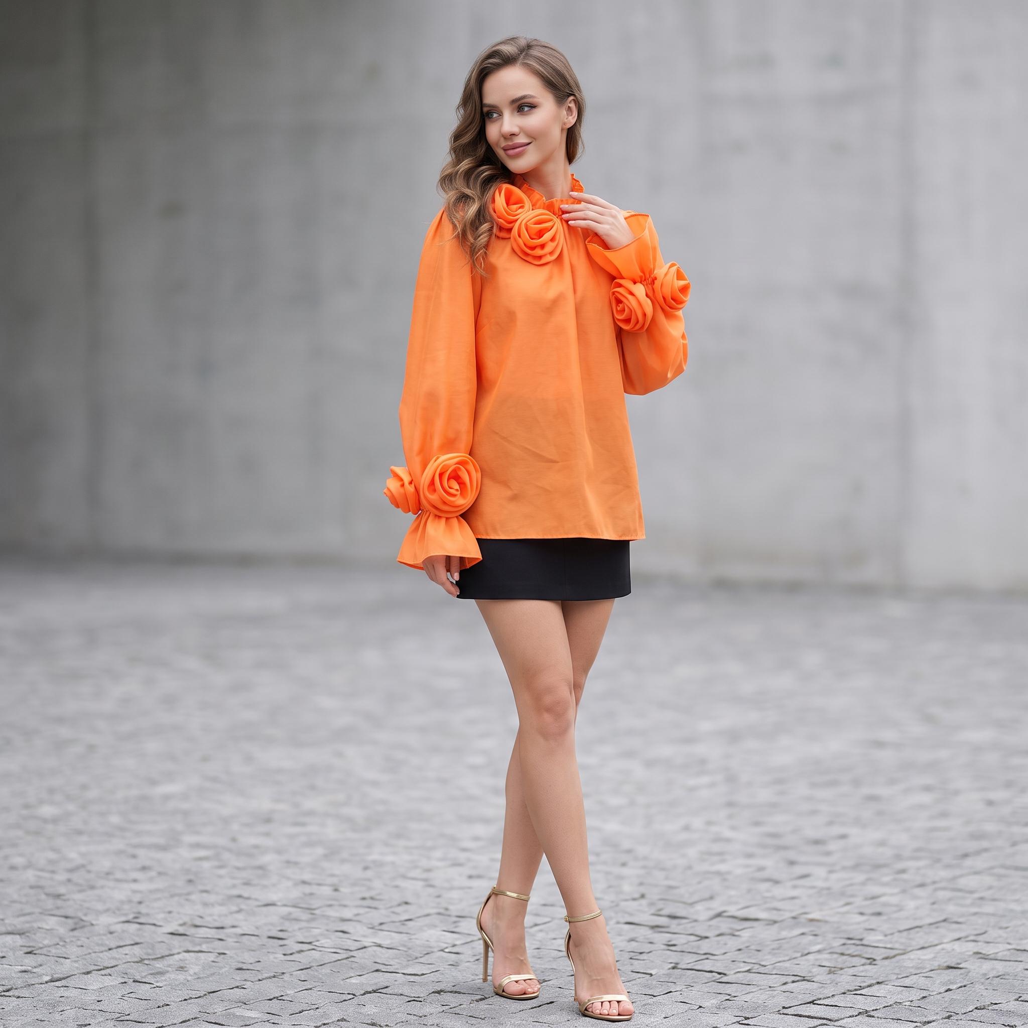 Rosette Blouse - Etsy