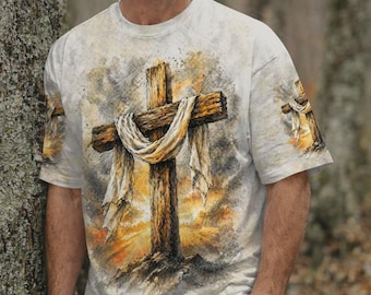 I Can Do All Things Through Christ Lion Cross Men's All Over Print
