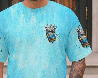 Así es como peleo mis batallas. Camiseta para hombre con estampado integral.