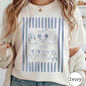 Retro Disney Family Shirts, Striped Disney Cruise Tee, Custom Disneyland Group Shirts, Vintage Disney Castle Shirt, Matching Disney Tees image 1
