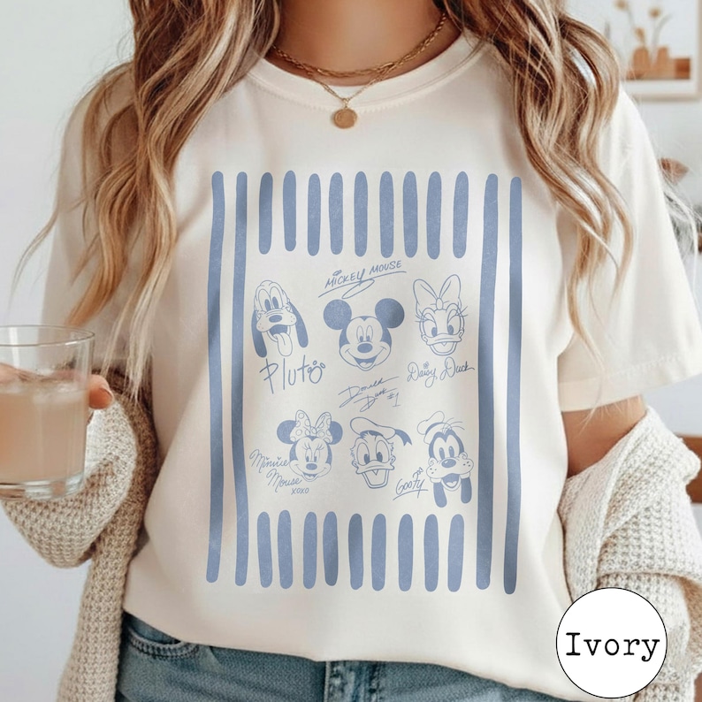 Retro Disney Family Shirts, Striped Disney Cruise Tee, Custom Disneyland Group Shirts, Vintage Disney Castle Shirt, Matching Disney Tees image 1