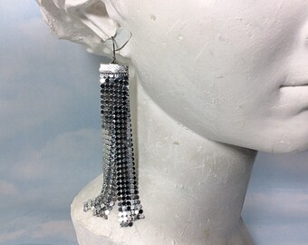 Retro Funky Disco Ball Earrings 70's Night Fever Party Jewellery in