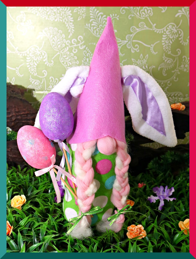 Hip and Hop the Easter Scandinavian Tomte Gnomes, Bunny Ears, Bunny ...