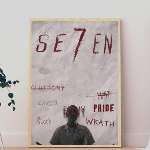 Se7en movie poster - Etsy 日本