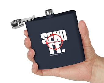Stainless Steel Flask, 6oz