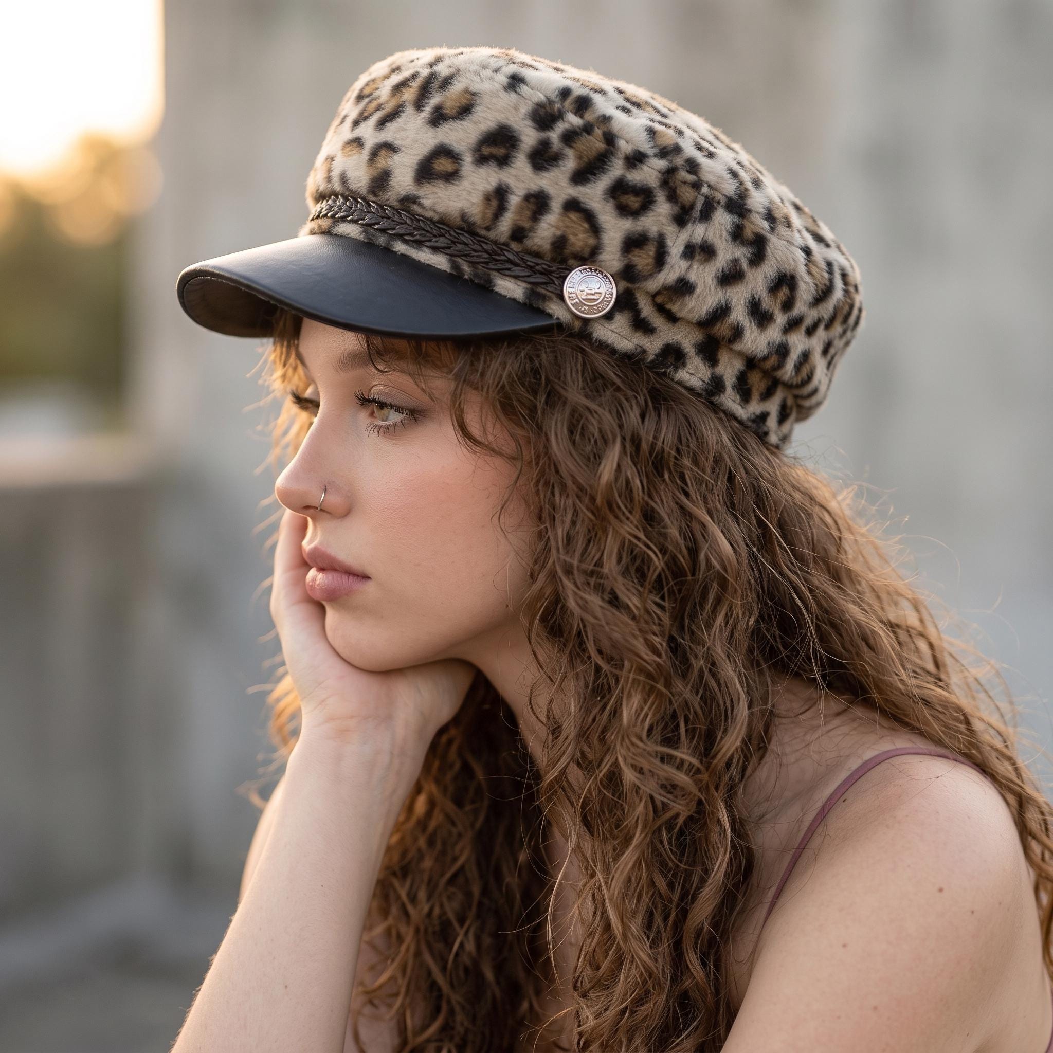 Leopard Beret - Etsy