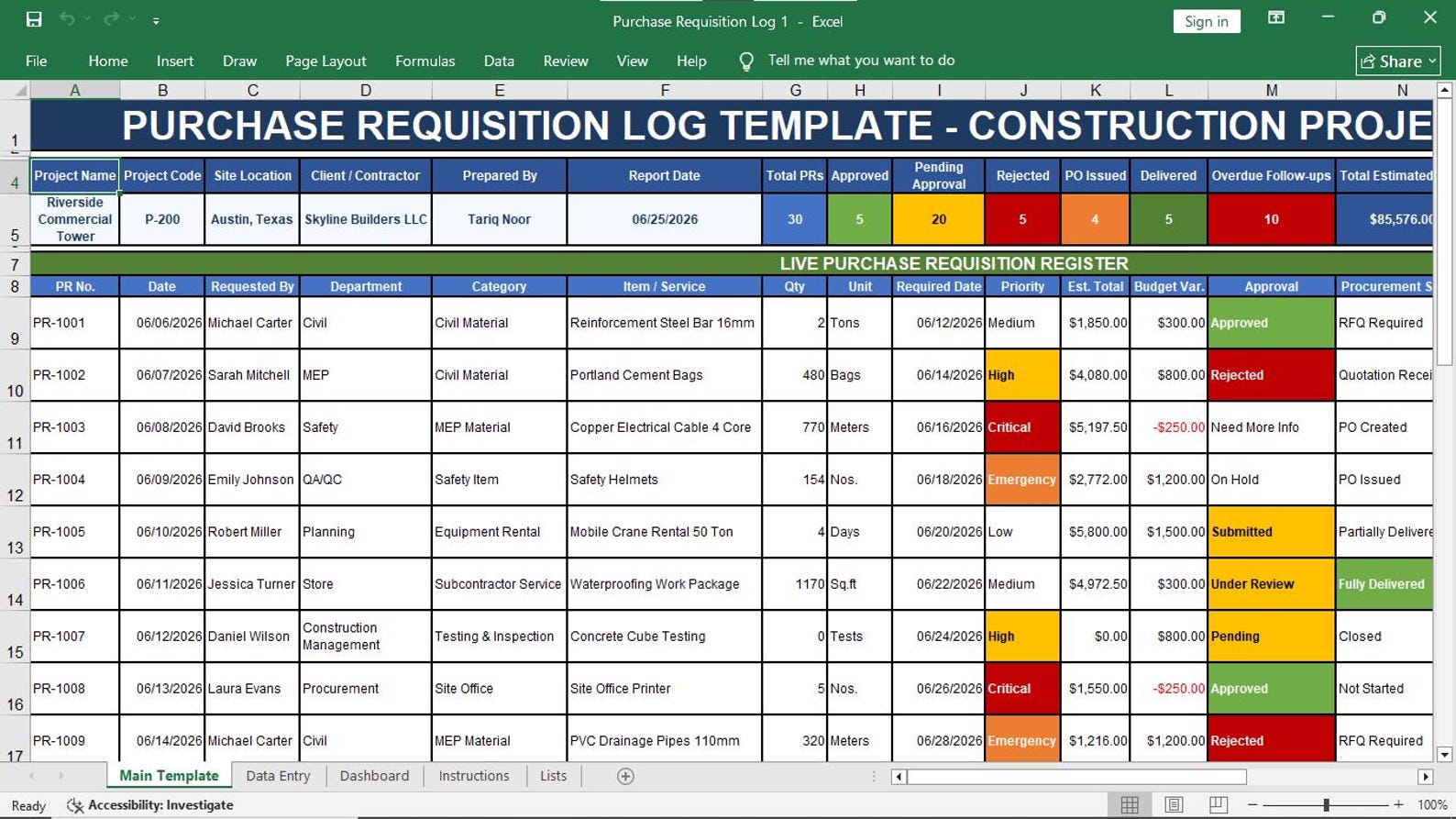 Project Procurement Management Preview 3