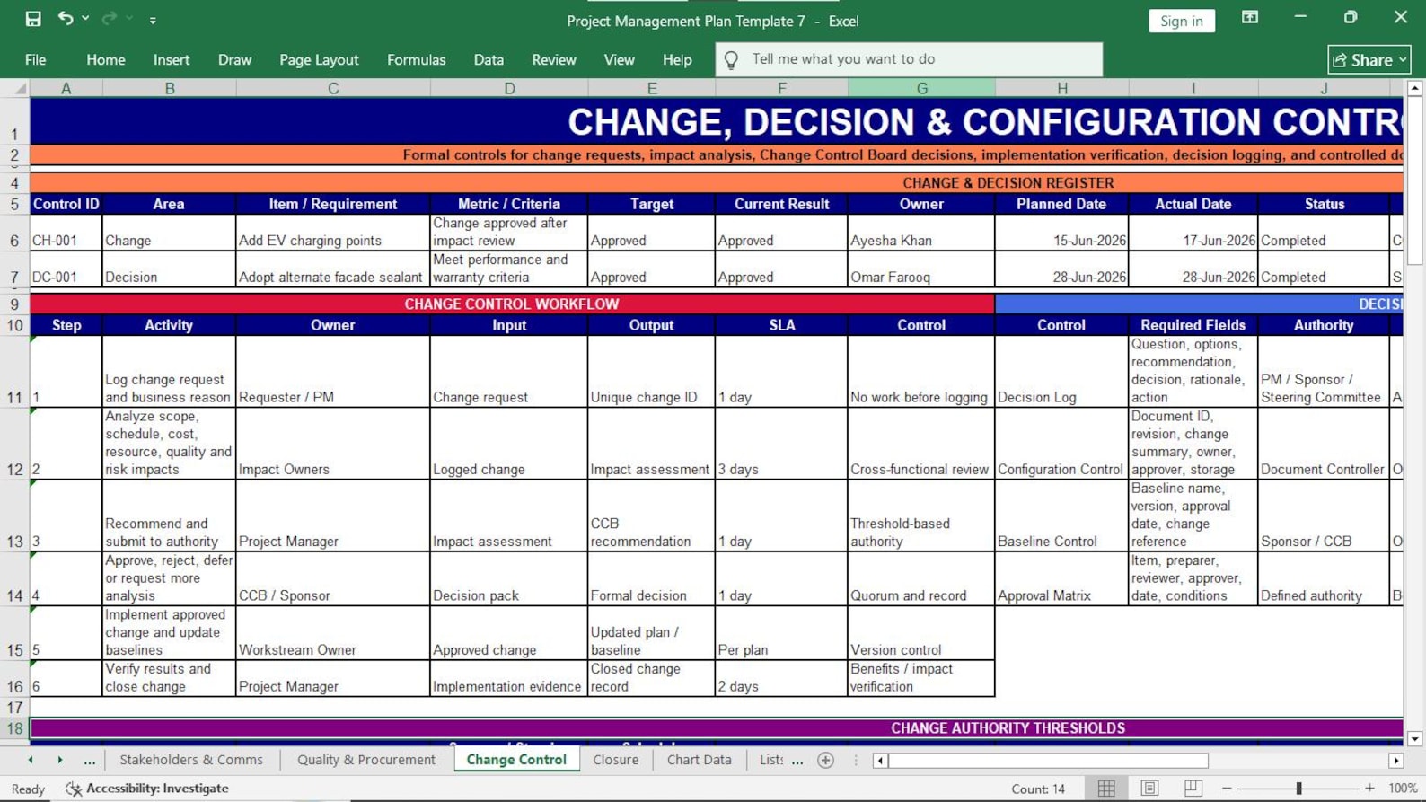 Project Management Template Preview 11