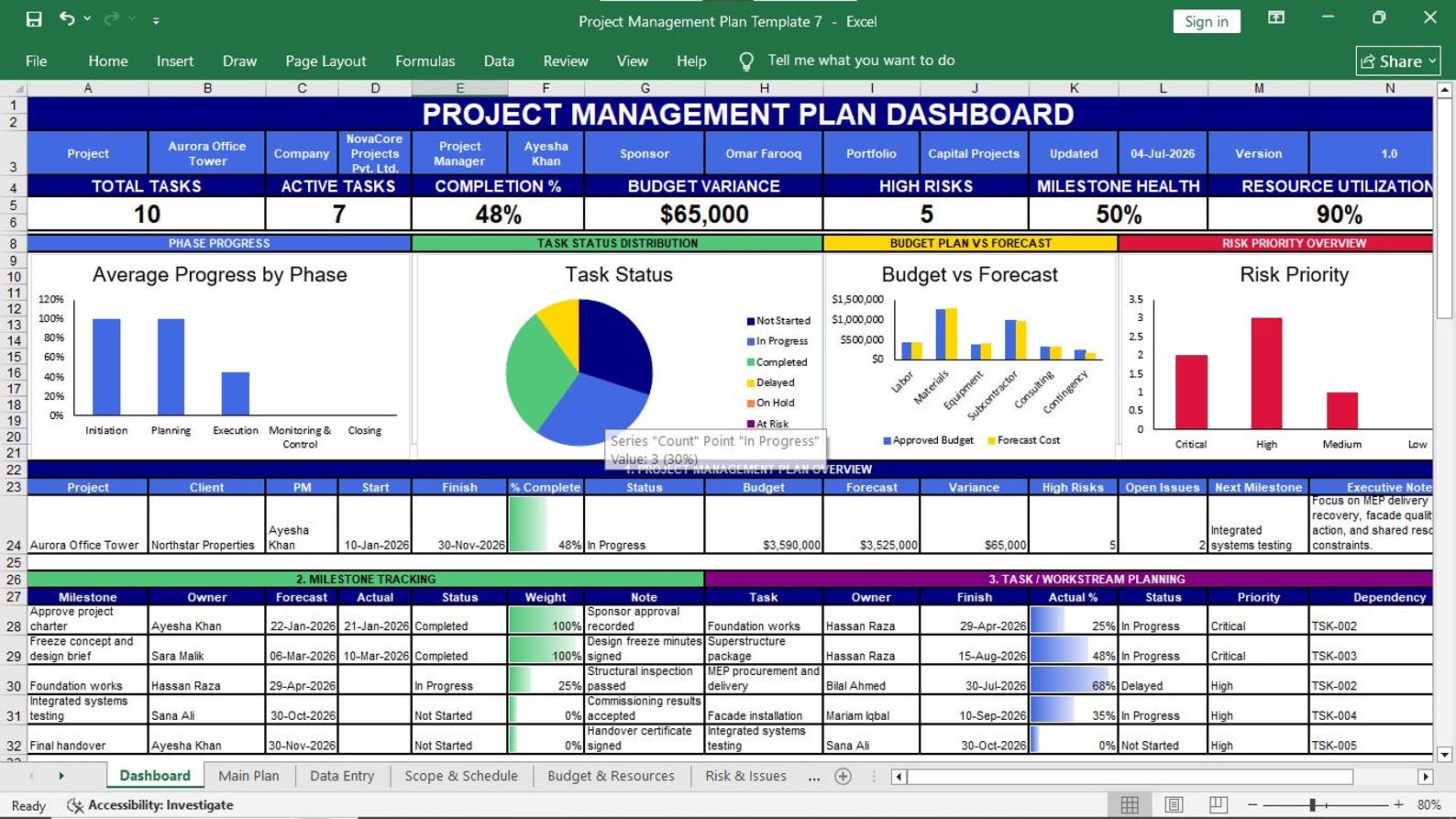 Project Management Template Preview 10