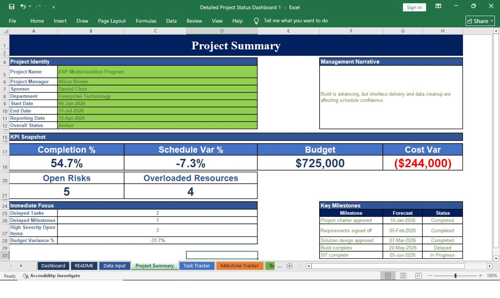 Project Summary Preview