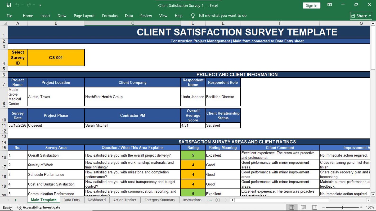 Client Satisfaction Survey