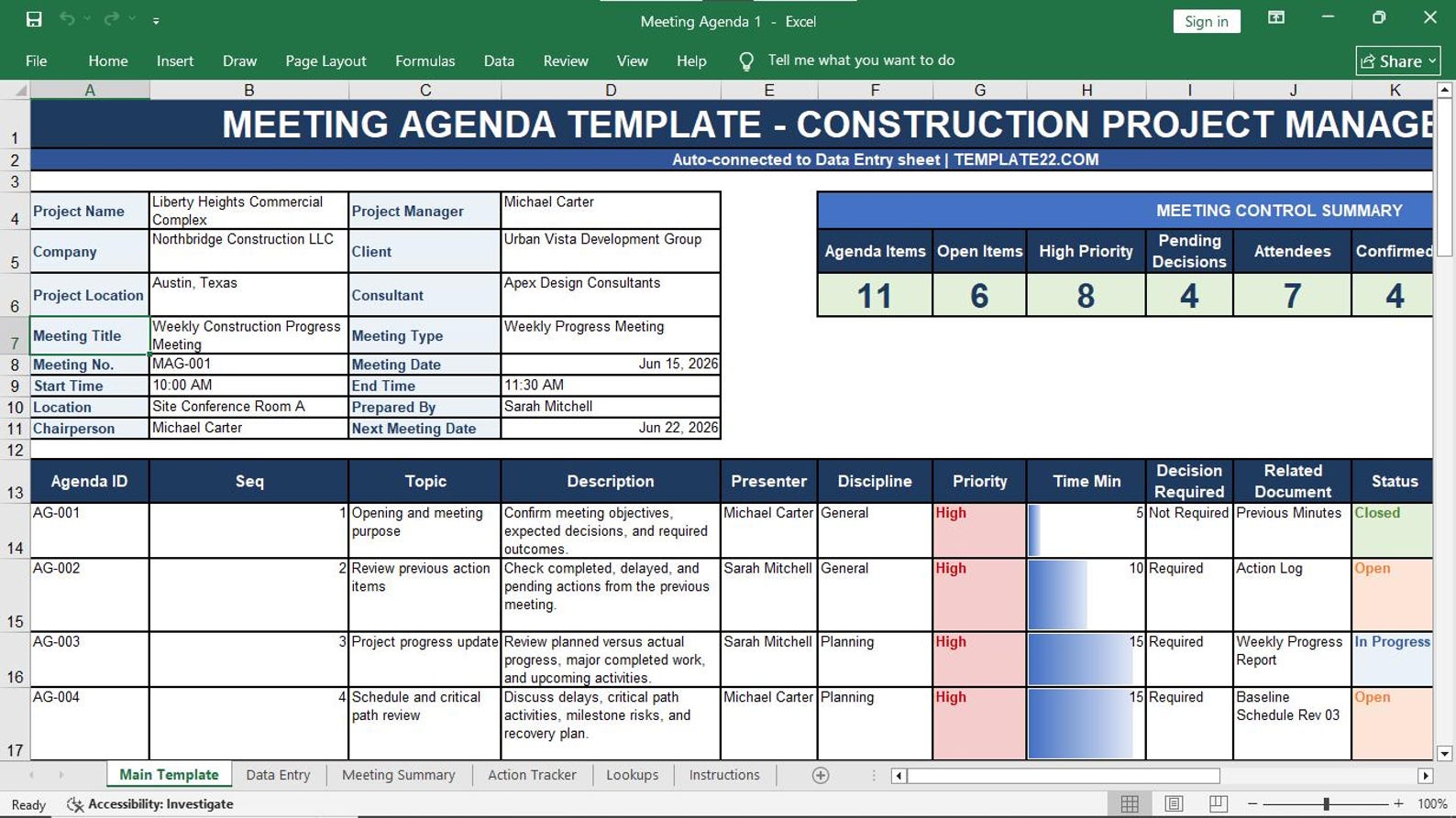 Meeting Agenda Template