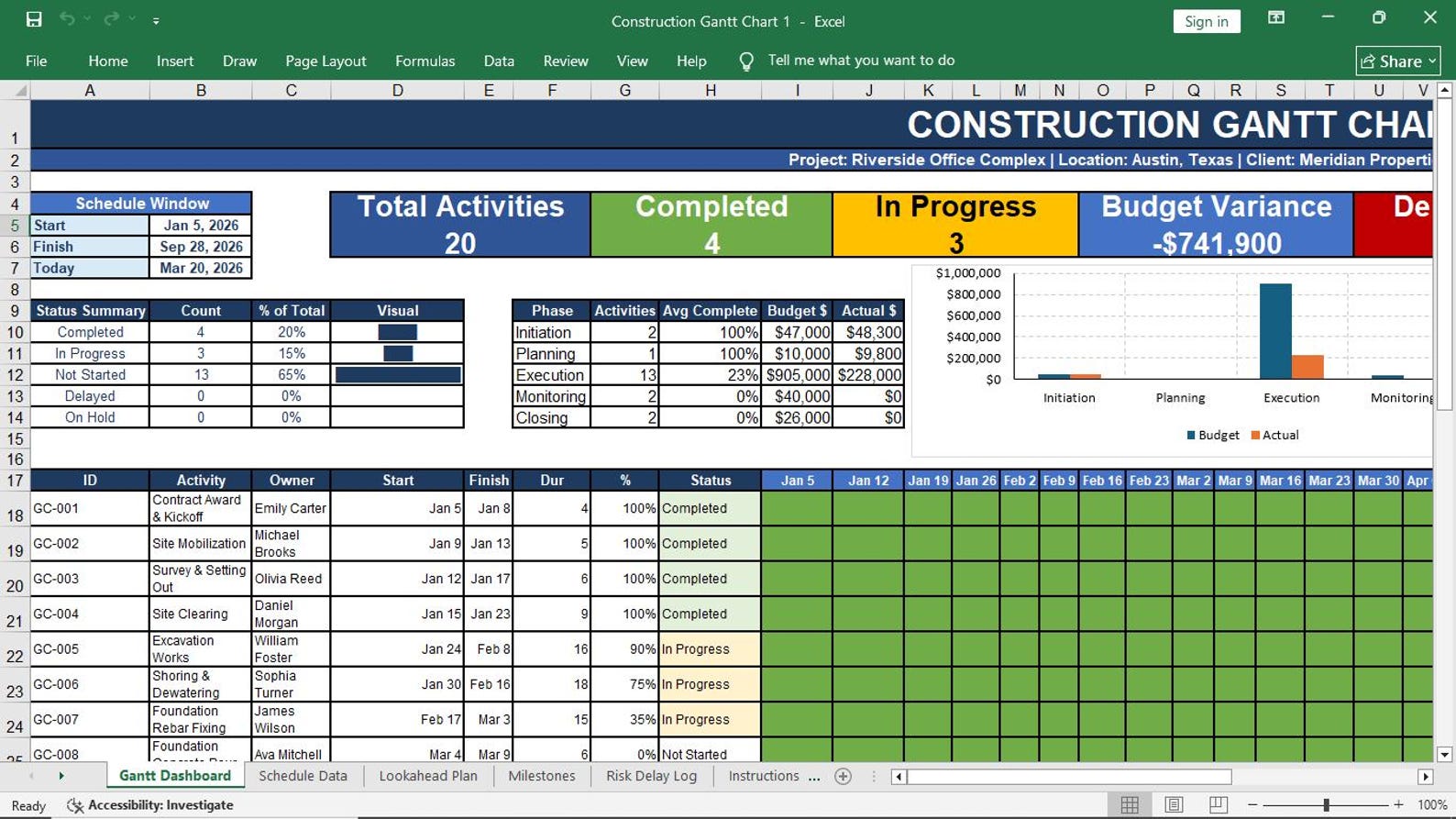 Project Schedule Management Preview 3
