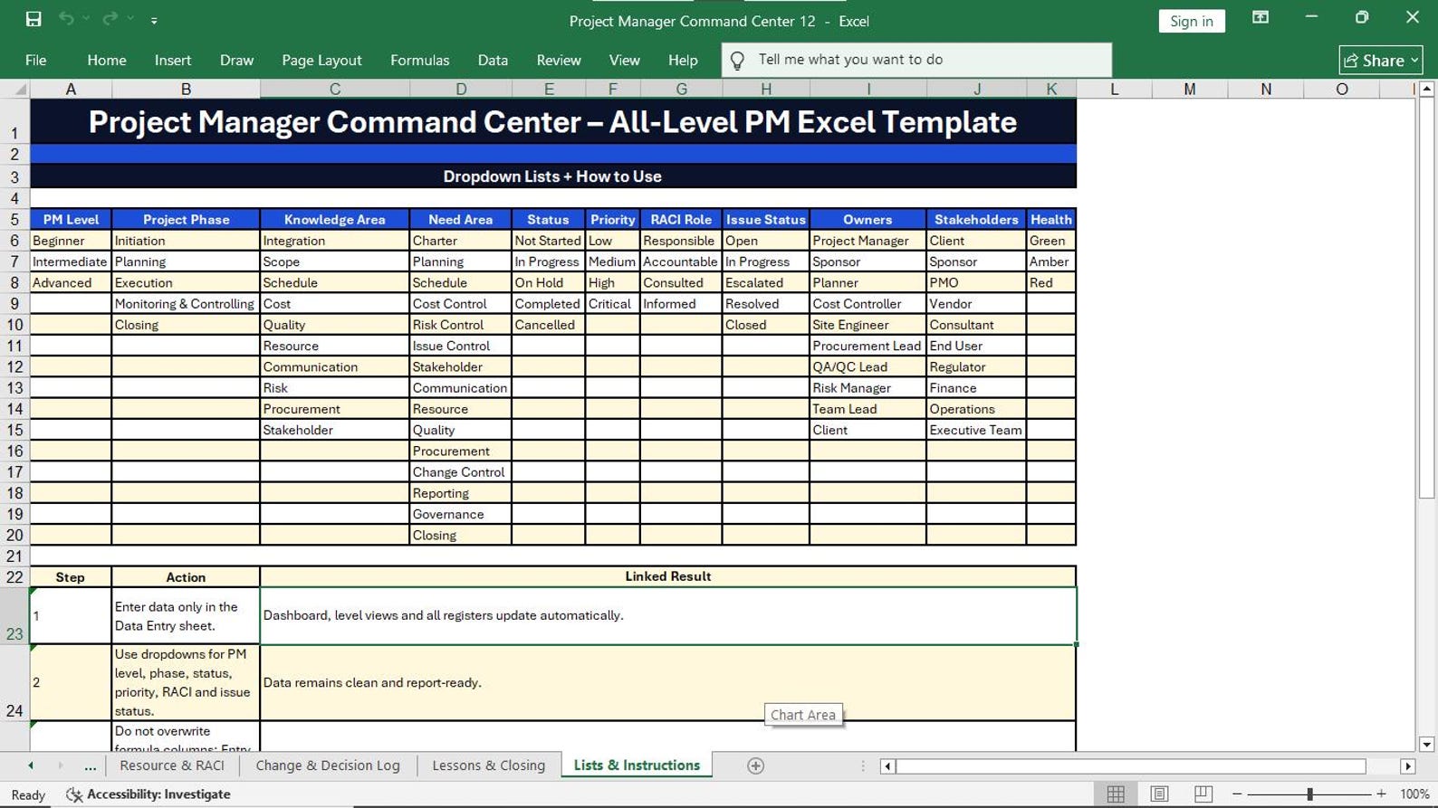 Project Decision Log