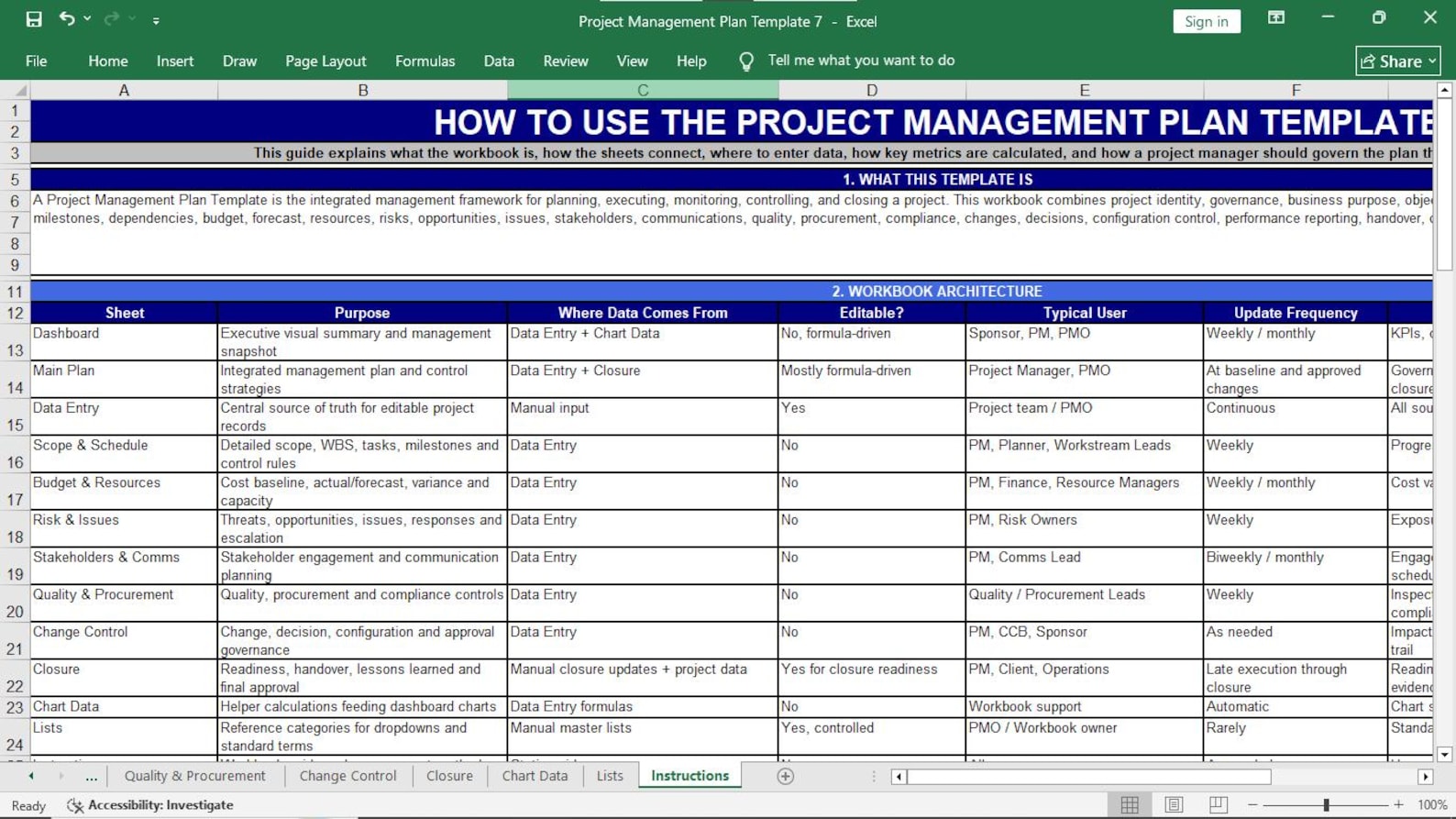 Project Management Template Preview 12