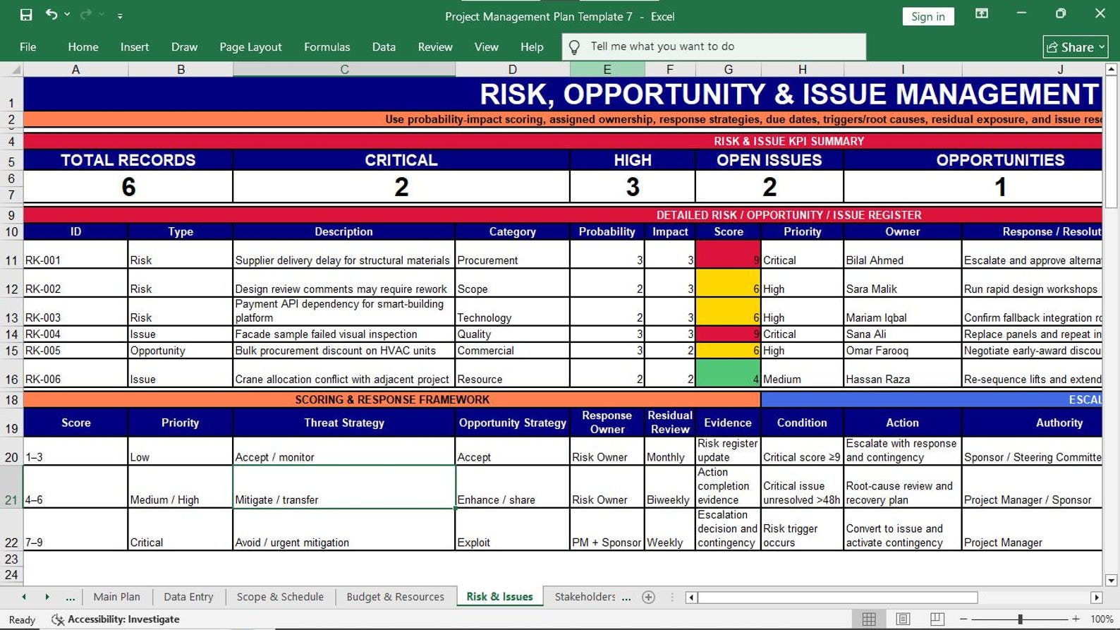Project Management Template Preview 15