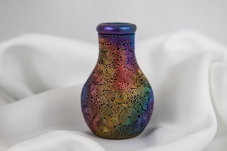 Polymer Clay Mini Vase Etsy