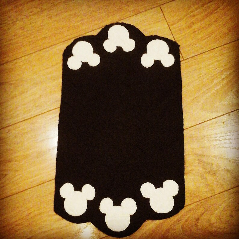 MIckey Mouse candle or table mat primitive country display Etsy