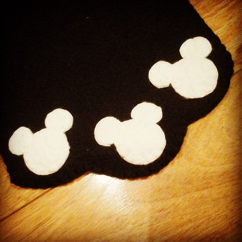 MIckey Mouse candle or table mat primitive country display Etsy