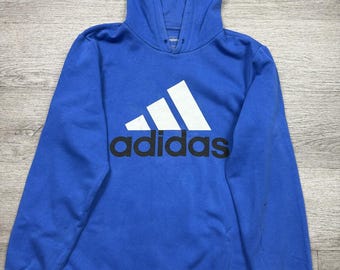 Adidas Blue Hoodie with Logo
