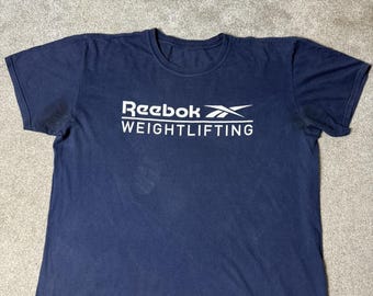 Reebok Weightlifting Navy Blue T-Shirt