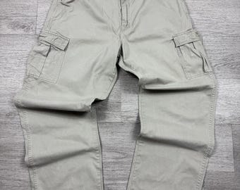 Wrangler Autentiska Beige Cargobyxor 36W 34L