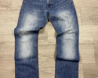 Lee klassieke blauwe denim jeans van 100% katoen