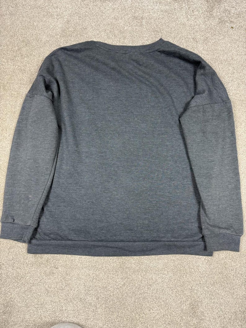 Disney The Little Mermaid Grey Sweatshirt with Ariel Embroidery XL image 6