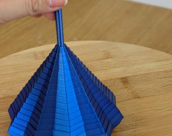 Torre stellare stampata in 3D / Antistress telescopico / Regalo sensoriale da scrivania per alleviare l'ansia