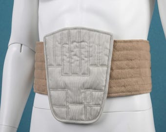 Mandalorian Inspired Cummerbund & Cotton Tasset | Din Djarin Style Waist Armor | Halloween Cosplay Accessory
