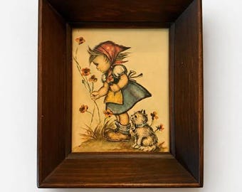 Vintage Hummel Style Wall Plaque