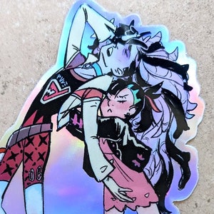3.5" Spikemuth Siblings Holo Sticker