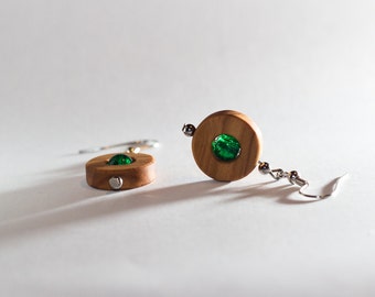 wooden earrings, wooden jewelry, wooden earrings, gift for her, olive wood earrings, olive earrings, olive jewelry,