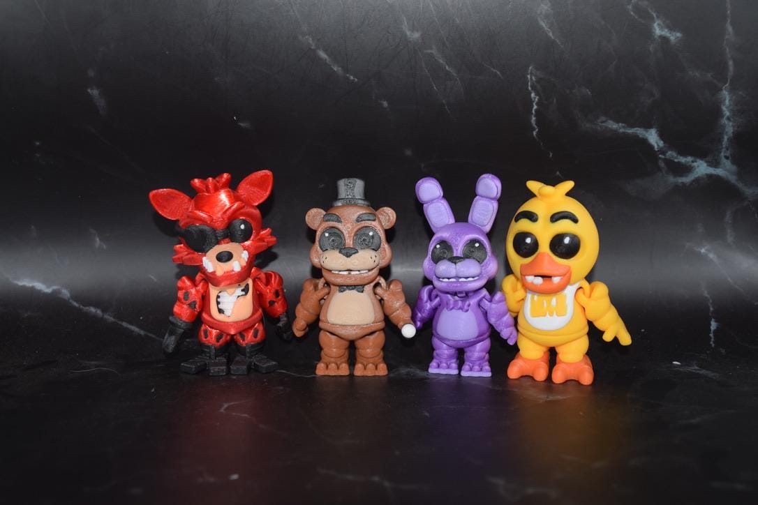 Five nights at freddys action figures - Etsy 日本